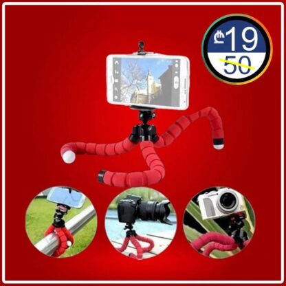 Трипод Selfie FlexiPod Red UCCO - Image 3